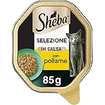 Sheba Snack Per Gatti - 18 Bastoncini Cremosi Da 12g (Pollo, Salmone, Manzo) - Foto 5