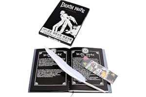 BOXCUTE Anime réplica Death Note Scrapbook, cuaderno, negro