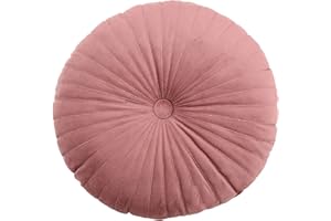 YILANLAN Cuscino zucca semplice Cuscino pavimento rotondo peluche Cuscino tatami addensato Cuscino sedia ufficio Decorazione della stanza (35cm*8cm, Purple)