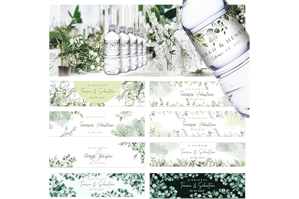 Etiquettes Autocollantes Personnalisées Bouteille, Autocollants Personnalisés Texte Imperméable, Étiquette Bouteille Personnalisé Mariage, Autocollants Personnalisés Motif pour Les Bouteilles