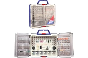 WORKPRO Coffret de 476 Accessoires d'Outils Rotatifs Universels, Kit d’Accessoires d'Outils Rotatifs Multifonctions pour Coupe, Gravure, Meulage, Polissage, Ponçage, Perçage, etc.