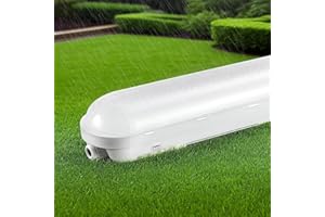 Tonffi Néon LED 120cm, Réglette LED IP65 Connectable 36W [4500LM, 6000K Blanc Froid] - Luminaire Étanche Tube Lampe pour Garage, Cave, Atelier, Entrepôt