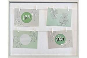 accent by nielsen Collage mit Klammern, 4 Fotos à 13x18 cm, Weiß