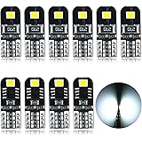 AGLINT T10 W5W LED CANBUS Sensa Errore Lampadine 12V 194 168 2825 Cuneo Tipo Luci Dell'automobile Bulb 6000K 2SMD La Luce Int