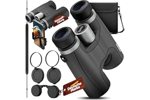 Adler Focus 12x42 Nitro, Magnesium Fernglas mit Nitrogenfüllung, wasserdicht, Fernglas für Erwachsene, BAK4 HD Prisma + FMC Objektiv, mit Eagle-Eye, Perfekt für Brillenträger!