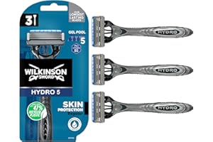 Wilkinson Sword - Hydro 5 - Rasoirs jetables masculins - Pack de 3