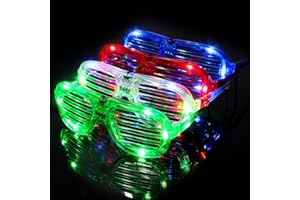 M.best Unisex Fashion Kunststoff Glow Light LED-Leuchte bis Shades Sonnenbrille