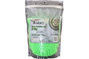 Torro 5000 coups de munitions BB's Airsoft - 6 mm - Couleur : vert - 1229901510