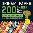 Carta Origami Giapponese 15 Cm &ndash; 48 Fogli Blu In 12 Sfumature