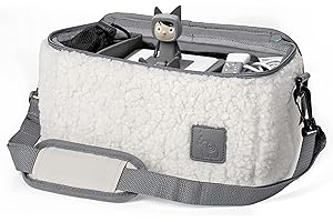 fantifant Musikbox Tasche für Toniebox und Tigerbox [ + Netzbeutel ] Flexible TRANSPORTTASCHE FÜR TIGERBOX UND TONIEBOX Tasche für Box und Zubehör I Spezialedition Schaf