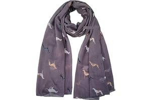 GFM® Greyhound Dogs Print Scarf (GH)