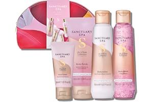 Sanctuary Spa Lily & Rose Collection Gift Set, Vegan, Gift For Women, Gift For Her, Womens Gift Sets