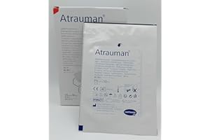 MEDISALE Atrauman Impregnated Wound Contact Layer - Pack of 10 | Non-Adherent, Soothing Wound Dressing for Sensitive Skin (7.5cm x 10cm)