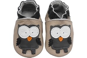 Bemesu Krabbelschuhe Baby Lauflernschuhe Erstlingsschuhe Baby-Lederhausschuhe Kinderhausschuhe Weiches Leder Mädchen Schuhe Jungen Schuhe 0-24 Monate