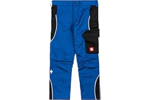 Kinder Arbeitshose Bundhose e.s. Active Engelbert Strauss Kornblau/schwarz