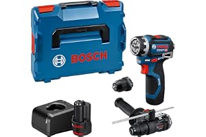 PRO 12V System sladdlös borrskruvdragare GSR12V-32FC (inkl. 2,0 Ah, GAL 12V-20, GFA 12-M, GFA 12-H, extra handtag, djup