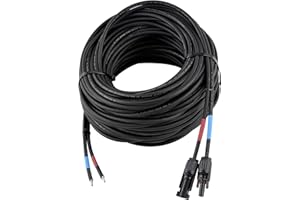 enjoy solar Professional 6mm² Solar Panel Connection Cable to Solar Charge Regulator 20m Connection Cable