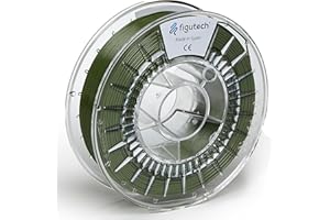 Figutech ONE PLA+ - Filamento PLA PLUS 1.75mm para impresora 3D (Precisión +/- 0.02mm) ; Composición y fabricación Europeo, Compatible con todas las impresoras 3D Verde oliva