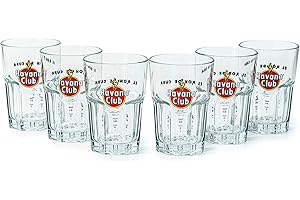 Havana Club Lot de 6 verres Longdrink - Bar - Boissons - Cocktail
