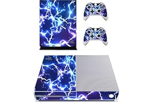 THE GRAFIX STUDIO Blue electric sticker/skin x 1 s console & remote controller stickers, xbs4