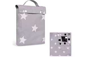 DELPH MCR 100% Blackout Portable Curtain - Large 200x130 cm, Lightweight & Compact, Premium Material with Suction Cups, Perfect for Home & Travel - Ideal for Babies, Children & Adults