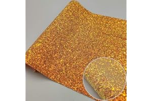 MoonyLI 20 * 120cm Super Brillant Paillettes Paillettes Feuilles de Faux Cuir Toile Dos PU Cuir synthétique Tissu Paillettes Tissu dégradé Paillettes Feuille de Faux Cuir