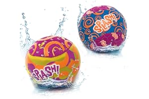 AMLI Water Balls, Jumping Ball, Bouncing Ball, Set of 2 for Children and Adults, Extreme Water Bathing Fun for Pool and Sea, 2 x Small Beach Holiday Neoprene Ball, 100 g