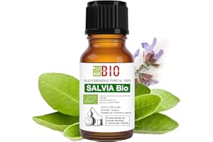 Salvia Bio Aceite Esencial 100% Puro 10 ml - Uso Alimentario Terapeutico Cosmetico Aromaterapia - Laborbio