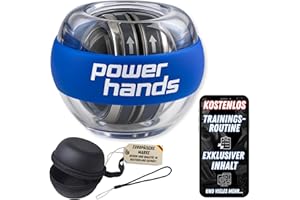 Power Hands Gyro Ball – Hand-Gyroskop zur Stärkung, Rehabilitation und Erholung von Hand, Handgelenk und Unterarm beim Training
