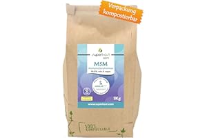 ‎SUPERKOST Superkost MSM Pulver 1Kg | 99,9% Rein, bestätigt von unabhängigen Labor | ausgezeichnet mit Agrolab Prüfsiegel | Kompostierbare Verpackung | Vegan