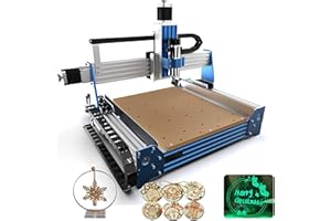 SainSmart CNC-Fräsmaschine 4030 PROVerXL, Unterstützt WiFi-Modul, Upgrade 3-Achsen-Graviermaschine, GRBL-gesteuert, Arbeitsbereich 400 x 300 x 110 mm, zum Gravieren, Schneiden von Metall, MDF, Acryl