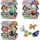 Bakugan Fused Hydorous x Trhyno Ultra, Armored Alliance Collectible Action Figures Starter Pack of 3 (Styles Vary)