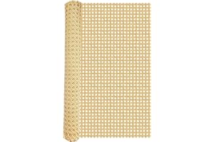 ALLINKIT 50cm x 100cm Wiener Geflecht,Wiener Geflecht Meterware,Kunststoff PE Cane Webbing Rattan Roll,Wiener Geflecht Flechtmatten for Rattan Craftsmen,Handgemachtes PE Rattan Geflecht für DIY Möbeldekoration