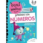 Escuela de Monstruos. Cuaderno de actividades - Aprende los N&Uacute;MEROS: Cuaderno de matem&aacute;ticas para ni&ntilde;os de 3 a 5 a&ntilde;os