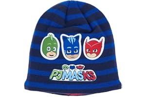 PJ Masks - Super pigiamini Ragazzi Berretto di Lana - Blu Marino