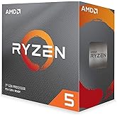 Processore AMD Ryzen 5 3600 (6 Cores/12Threads, 65W TDP, AM4 Socket, 35 MB Cache, Boost di Frequenza fino a 4.1 GHz max, diss