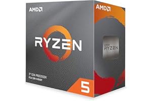 AMD Ryzen 5 3600 Processeur (6 Coeurs/12Threads, 65W DTP, Socket AM4, 35 Mo Cache, jusqu'à 4.1 GHz Fréquence Boost, Ventilateur wraith Stealth)