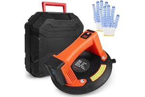 Flintronic Elektrisk Suglyft, 20,3 cm (8 tum) Självsugande Vakuum Suggkopp, Suglyft Glaslyft med Batteri och Digitaldisplay
