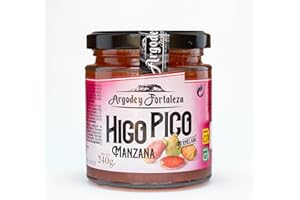 Argodey Fortaleza Mermelada de Higo Pico 240g | Ideal para Repostería, Pasteles y Yogures | Perfecta para Acompañar Carnes, Tostadas, Quesos a la Parrilla y Pan | Sabor Dulce y Natural