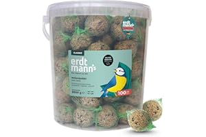 ERDTMANN'S Erdtmanns Bolas de sebo en bañera, Paquete de 100 Unidades