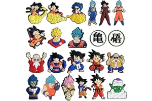 Driflo 22 Pieces, Ball Croc Charms, Ball Shoe Charms Decorations, Anime Croc C-harms, Cartoon Diy Shoe Accessories, Cartoon PVC, for Men Women Party Birthday Gifts