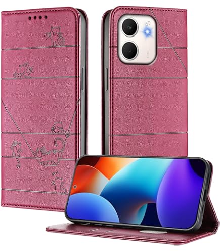 SEAHAI Cover In Pelle Per Motorola Moto G31 / G41 | Custodia Portafoglio Con Kickstand E Slot Per Schede | Blocco RFID | Colore Nero - 2