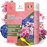 LERAVA Hydrangea Fertilizer (800g) - Organic Acidophilic Fertilizer for Hydrangea and Rhododendrons - Maintains Acid Soil I V