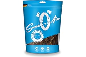 SnackOMio - Snack Premium para Perros - Deliciosa cecina de Buey, sin Cereales, 1 Pack (1 x 300g)