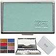 GC Stainless Steel Case for Sticks Terea Heets Iluma Prime One Originals Accessories with Genuine Leather Cases Compatible with IQOS (Light Blue)