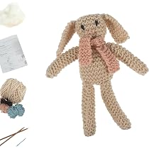 Kit De Tricot Débutant - Pull Ours Torsadé En Fil Polyester - Inclut Aiguilles Et Instructions - Projet DIY Relaxant