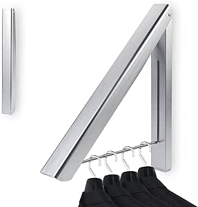 bedee Klappbar Kleiderhaken Stabil Aluminum Edelstahl Wand