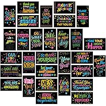 160 Cartes D'inspiration Et Motivation – Messages Positifs Pour Bureau, école, Cadeaux | Lot 40 Modèles