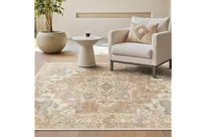 GENIMO Machine Washable Rugs Living Room, 160x230cm, Vintage Rug, Boho Area Rugs, Non-Slip Carpet, Low Pile, Non-Shedding, Traditional Oriental Printed Design, Dining Room, Home Office, Bedroom