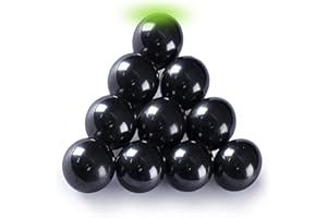 myHodo Sfere Magnetiche Extra Large 20mm (10 Magneti), Perfetta Idea Regalo, Gadget Strani Anti Stress per L'Ufficio, Palline Calamite Potenti in Ematite, Pietra Curativa del Sangue, Magnetic Balls